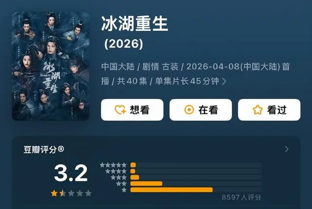 《冰湖重生》开分3.2成年度最低，《白日提灯》6.7居新剧榜首 | 现场图